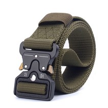 125-140CM 전술 벨트 군사 허리 벨트 나일론 야외 남자 Utdoor 경찰 헤비 듀티 훈련 사냥 전투 벨트