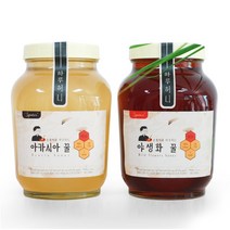 하루허니 100% 국내산 천연벌꿀 아카시아꿀 or 야생화꿀 2.4kg, 아카시아꿀 2.4kg