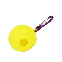 골프볼케이스 골프볼주머니 골프공주머니 볼파우치 내구성이 뛰어난 골프 공 홀더 컨테이너, 노란색, 1개