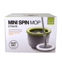 회전청소기 스테인레스 싱글구동 자동 회전 수동식 대걸레 대체 천 ETM498, T02-락앤락 단통 대걸레