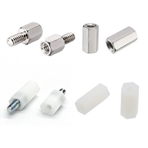 모니터암 지지대볼트 너트 m3 m4 베사홀 나사 육각 스페이서 연결 관통 브라켓 연장 PCB기판 서포트, 지지대볼트(황동), M4x35mm, 1개