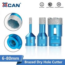 드릴연마기 스텝 날 샤프너 XCAN-홀 톱 커터 6-80mm M14 스레드 코어 드릴 비트 앵글 그라인더 대리석 타일 드릴링 도구 용 진공 브레이징 드라이 홀, 70mm