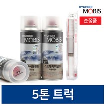 현대 5톤 트럭 자동차 페인트 붓펜 스프레이 현대모비스 순정품 셀프도색, 투명코팅제