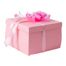 리노드 5단 서프라이즈박스 DIY 폭발 상자 선물 프로포즈 생일 기념일 이벤트, 핑크 (DIY 상자)