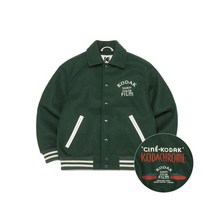KODAK 코닥 코다컬러 바시티 자켓 GREEN KODACOLOR VARSITY JACKET K3123LJK94GRN