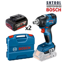 보쉬/GDS18V-200+5.0Ah(2개)+충전기/무선임팩트렌치(1/2인치)/브러쉬리스모터/충전/핀홀엔빌/200Nm/3400rpm/06019J23B2/BOSCH
