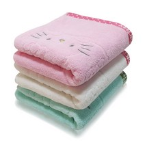 [헬로키티] hello kitty 키티토끼 수건 세면타올(130g), 핑크, 1개