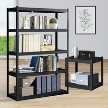 고릴라랙 철제 선반 창고 조립식 앵글 베란다 수납 렉, 쿠팡 본상품선택, 고릴라랙 600 2단 90_블랙