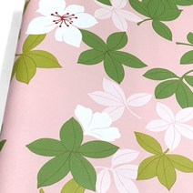 데코미 반값 대리석 단색 벽돌 우드 거실 패널 현관문 가구 주방 싱크대 주방 타일 유광시트지, EFPS-11 (꽃과잎핑크)