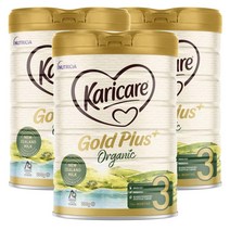카리케어 호주 Karicare Stage 1 3단계 뉴질랜드 골드 플러스+ 12개월이상 토들러 분유 900g, 3팩