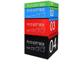 크로스핏 점핑 폴리오 박스 4단 뜀틀 순발력 헬스장, 어린이용 4단계 75X65X130cm