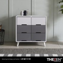 더젠 레이첼202 750 6단서랍장, 올화이트