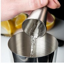 홈바 양쪽이 다른 칵테일 지거 1개, 상세 설명 참조, 단품