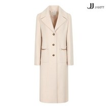 JJ지고트 체인 장식 와이드 칼라 울 코트 GMBA0CT30
