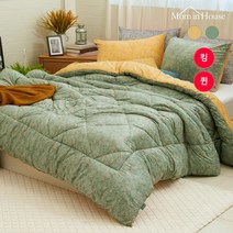 본염 극세사 차렵이불베개커버세트 퀸