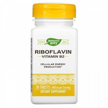 (아이허브) Natures Way 리포플라빈 비타민B2 400mg 30정 빠른직구
