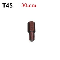 Torx 스타 스크루드라이버 비트 마그네틱 임팩트 드라이버 30mm 75mm 육각 생크 T20 T25 T30 T40 T45 T50 T55 1PC, [05] 30mm-T45, 05 30mm-T45