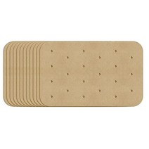 닌자진공블렌더 울트라 초고속 상업용 믹서기 에어 프라이어 양피지 라이너 100 pcs 천공 사각형 에어 프라이어 라이너 닌자 foodi, 없음