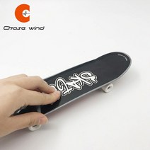 묘기자전거 검정색 18인치 bmx자전거 20인치 롱데크 28cm 자이언트 핑거 스케이트보드 선물 익스트림 스포, 한개옵션0