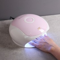 e세상 젤 램프 48w uv led 아답터사용 SMLs2, 1대, s2 핑크화이트