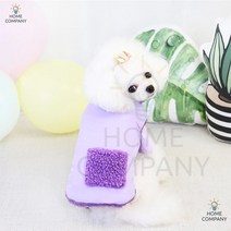 강아지점퍼 바람막이 불독 반려 포켓 패딩조끼 퍼플 치와와 반려외투 빠삐용 스피츠