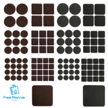 바닥 긁힘방지 소음방지 패드 eva 에바 Felt 펠트 원형 사각 의자발캡 식탁 가구 끄는소리 방지 마루 보호 스티커, 사각 중 18P