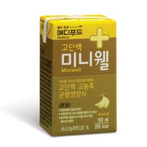 쉽고간편한 운동식단음료 메디푸드미니웰 바나나24팩, 단품, 단품