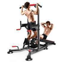 홈트 가정용 접이식 기구 숄더 레그 복근 각도 조절 턱걸이 벤치 프레스 의자 분리형 렉