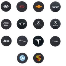 자동차 컵홀더 패드 받침대 로고 악세사리, 지프