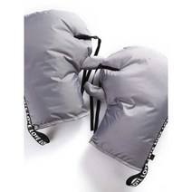 오토바이 전기 장갑 겨울 자전거 핸들 커버 방풍, 네이비블루리본