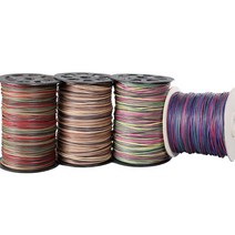 [펠트친구] 그라데이션 오시도리끈, 2mm 브라운