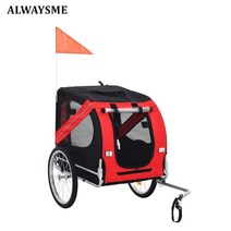 강아지유모차 애완동물캐리어 바퀴 자전거 애완견 트레일러 푸시 카트 트롤리 미만 애완견, 2휠 핏리스35kg