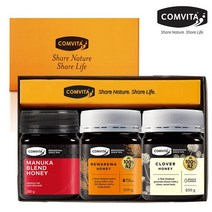 콤비타 UMF5+마누카꿀+레와레와꿀+클로버꿀 250G 3종 세트, 상세설명 참조, 없음