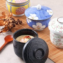 일본식 계란찜 그릇 차완무시 차왕무시 자완 자왕무시, 1개, 11-시카쿠퓨전 차완무시