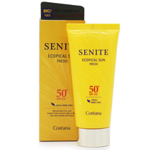 코리아나 세니떼 에코피칼 선 프레쉬 130ml 대용량 선크림 50+SPF PA+++