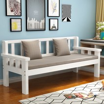 원목 벤치 직각 대기 의자 카페 스튜디오 인테리어, 200 X52X80 화이트