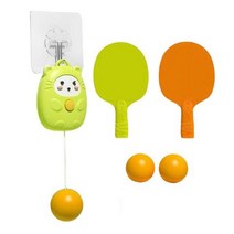 탁구 트레이너 손 눈 조정 훈련 장난감 대화형 성인용 테니스 연습 장비 남아 명절 선물, 04 green