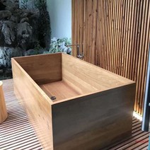 히노끼욕조 반신욕기 편백나무 반신욕 일본식 가정용 목욕통 30, 1500x700x600cm