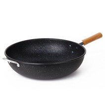 에코플러스 대한 코팅 자루 중국팬 북경팬 볶음팬 40cm, 1개