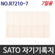 SATO SIGMA-2 NS2-Q용 온습도기록지 NO.R7210-7 7일