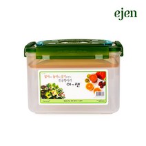 이젠 프리미엄 진공항아리 사각 7.4L 장아찌 절임 반찬 김치 누름통 누름독 밀폐용기, 7.4L: 26cm x 23.5cm x 18cm(높이)