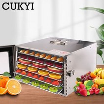 상업용 자동 과일 건조기 110V 220V 지능형 터치 패널 스테인레스 스틸 식품 탈수기 간식 로스팅 기계 식품건조기 감말리기 벼건조기 오징어건조기 리큅 홍삼건조기 말랭기, 01 라이트 그린, 05 JP