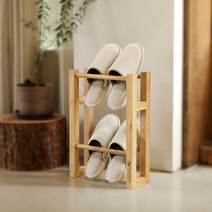 헤이케일라 원목 2단 실내화거치대 / 현관 슬리퍼 걸이, 1개, 단품