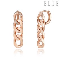 [엘르주얼리] 14K 체인 원터치 귀걸이 (gold pin) ELGPEE425