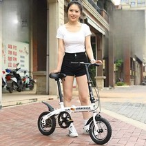 접는자전거 접이식 26인치 유아동승 어린이 조립, 14인치블랙(가변속도)