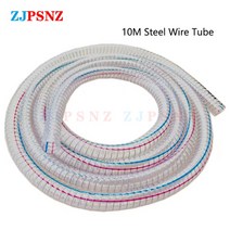 양수기 펌프 휴대용 미니 전기 자동차 펌프 디젤 오일 물 이송 캠핑 낚시 수중 분당 30L 12V 38mm, 13 10M Steel Wire Tube