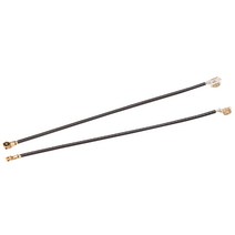 2pcs 5cm 길이 IPEX-4 UFL 여성 - IPEX-1 커넥터 케이블 안테나 Intel AX200 / AX210 BCM94360HMB, 하나, 검은 색