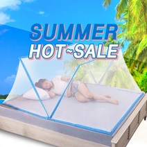 초간단 원터치 폴딩 방충망 모기장 캐노피 방충망, 핑크 3인