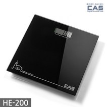 카스CAS 블루블랙 디지털 체중계 HE-200, 상세설명 참조, 없음