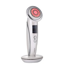 다이어트 Notime Rf Ems 뷰티 기기 피부 재생 초음파 이온 충전식 미세 전류 Led 광 광자 치료 장치, 01 White